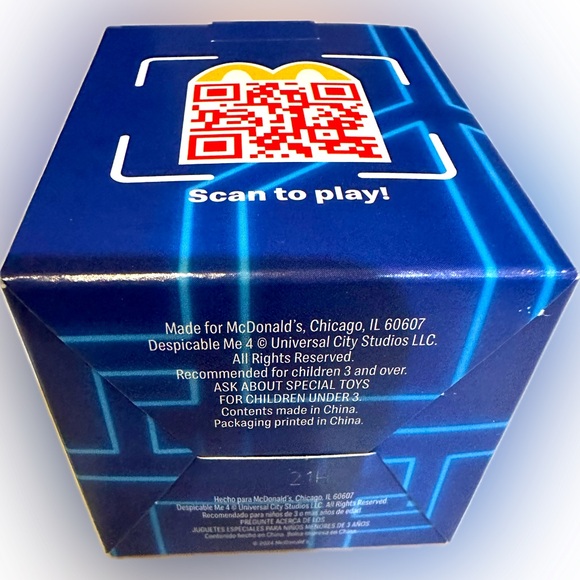 ILLUMINATIONS DESPICABLE ME4 MINION MCDONALD’S HAPPY MEAL TOY SEALED #3 MEGA GUS - Picture 5 of 6